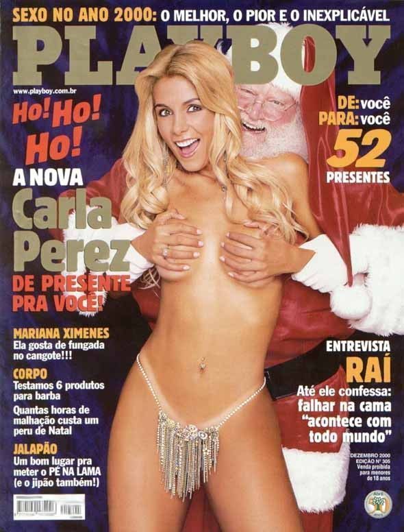 Carla Perez nua e pelada na Playboy do ano 2000